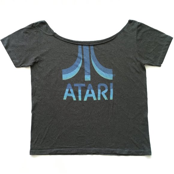 Atari Tops - *3/$45* Gray & Blue Atari Tee